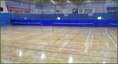 picside_nettedcourts Badminton Courts for hire at Striker Indoor Sports and Fitness, Leeming